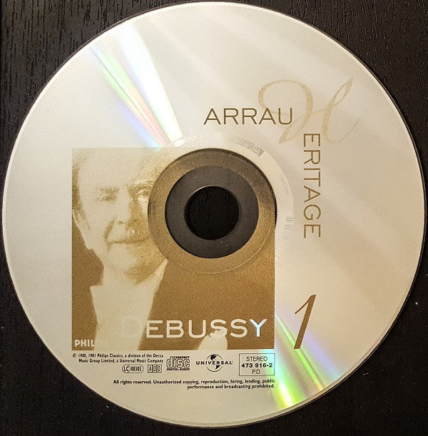 Debussy*, Claudio Arrau : Arrau Heritage - Debussy (3xCD, Comp, RE + Box, Comp)