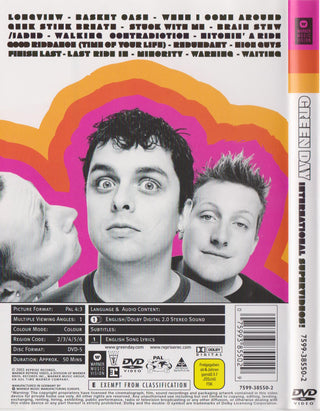 Green Day : International Supervideos! (DVD-V, Comp, RE, PAL, Cin)