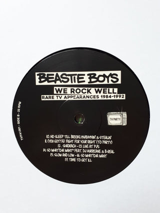 Beastie Boys : We Rock Well - Rare TV Appearances 1984-1992 (LP, Ltd, Unofficial)