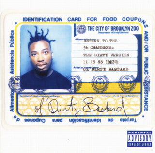 Ol' Dirty Bastard : Return To The 36 Chambers: The Dirty Version (CD, Album, RP)