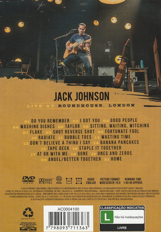 Jack Johnson : Live At Roundhouse, London (DVD-V, Comp, RP, Unofficial, AC)