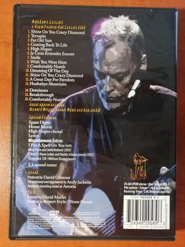 David Gilmour : In Concert (DVD-V, RE, PAL)