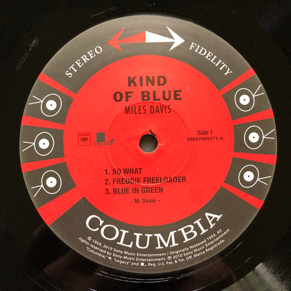 Miles Davis : Kind Of Blue (LP, Album, RE, RM, 180)