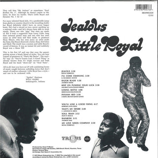 Little Royal : Jealous (LP, Album, RE, 180)