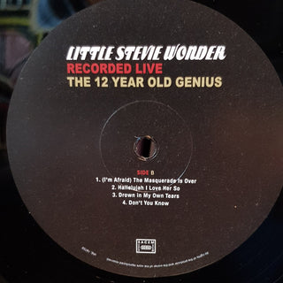 Little Stevie Wonder* : Recorded Live (The 12 Year Old Genius) (LP, Album, Ltd, RE, RM, Unofficial, 180)