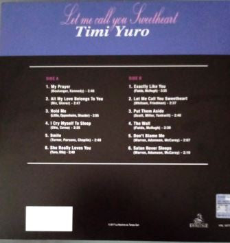 Timi Yuro : Let Me Call You Sweetheart (LP, Album, Mono, Ltd, RM, 180)