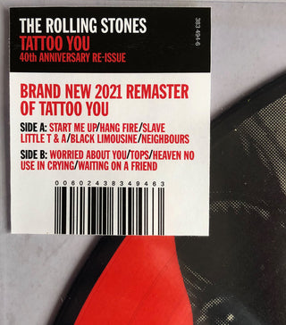 The Rolling Stones : Tattoo You (LP, Album, Ltd, Pic, RE, RM, 40t)