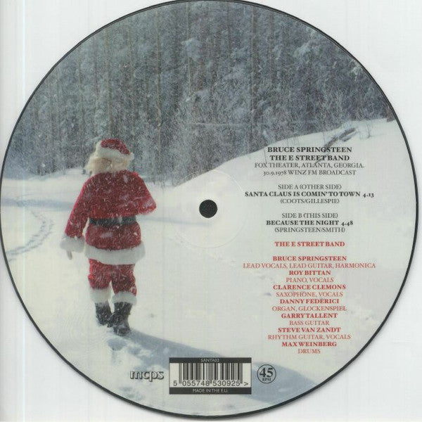 Bruce Springsteen : Santa Claus Is Comin' To Town (7", Single, Pic, Unofficial)