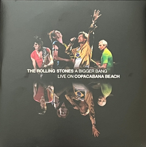 The Rolling Stones : A Bigger Bang - Live On Copacabana Beach (LP, Gre + LP, Yel + LP, Blu + Album, Ltd)