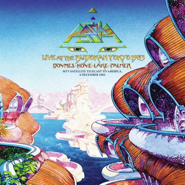 Asia (2) : Live At The Budokan Tokyo 1983 (MTV Satellite Telecast To America 6 December 1983) (2xLP, Album, Mono, RM)