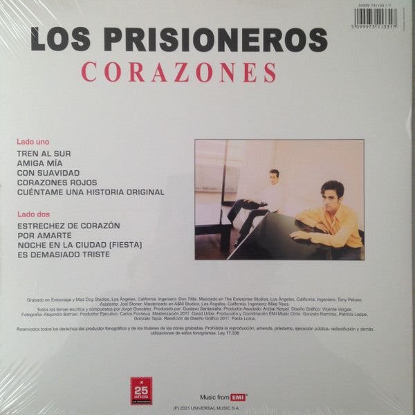 Los Prisioneros : Corazones (LP, Album)