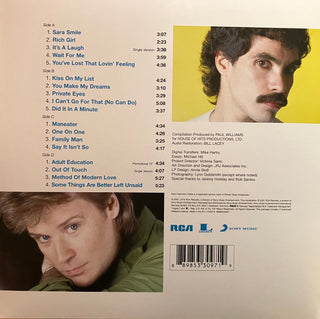 Daryl Hall John Oates* : The Very Best Of (2xLP, Comp, RM, RP, Bur)