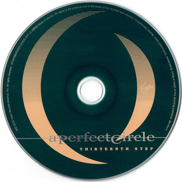 A Perfect Circle : Thirteenth Step (CD, Album)