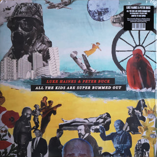 Luke Haines & Peter Buck : All The Kids Are Super Bummed Out (LP, Yel + LP, Blu + Album, Ltd, 140)