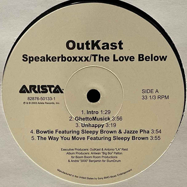 OutKast : Speakerboxxx / The Love Below (4xLP, Album, RE, 180)