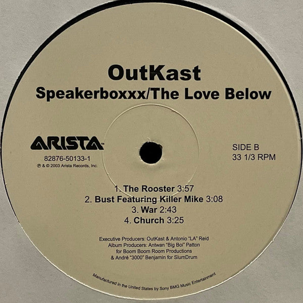 OutKast : Speakerboxxx / The Love Below (4xLP, Album, RE, 180)