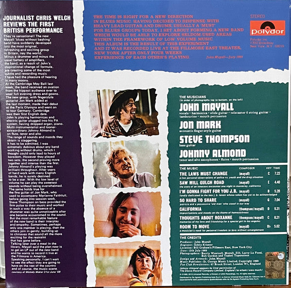 John Mayall : The Turning Point  (LP, RE, 180)