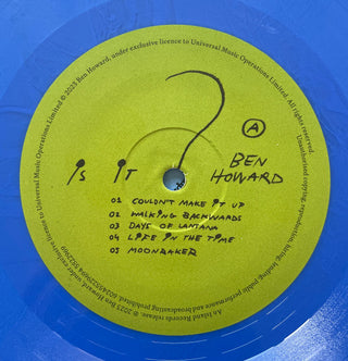 Ben Howard (2) : Is It? (LP, Album, Ltd, Blu)