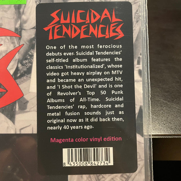 Suicidal Tendencies : Suicidal Tendencies (LP, Album, RE, Mag)