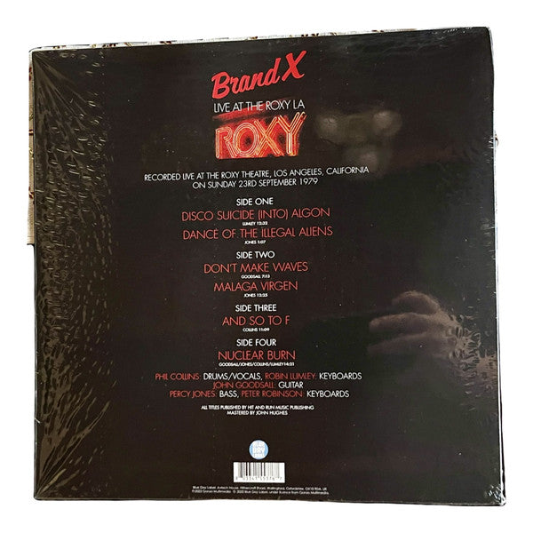 Brand X (3) : Live At The Roxy LA (2xLP, Ltd, RE)