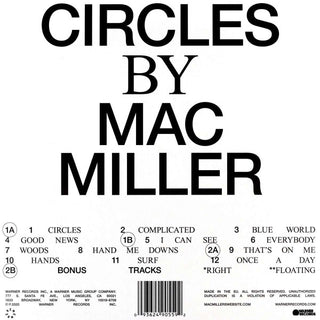 Mac Miller : Circles (2xLP, Album, RE)