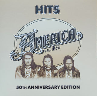 America (2) : Hits - 50th Anniversary Edition (LP, Comp, RE)