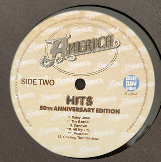 America (2) : Hits - 50th Anniversary Edition (LP, Comp, RE)