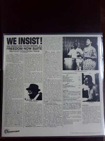 Max Roach : We Insist! Max Roach's Freedom Now Suite (LP, Album, Ltd, Num, Cle)