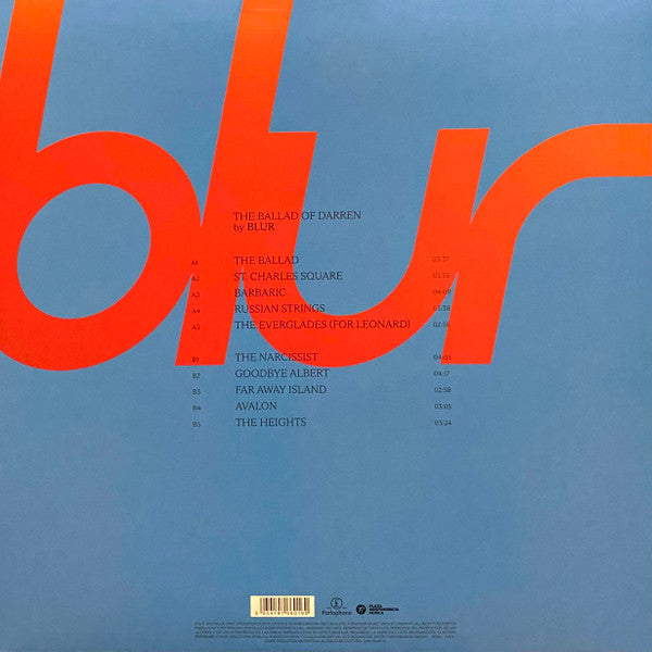 Blur : The Ballad Of Darren (LP, Album)