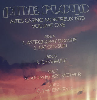 Pink Floyd : Altes Casino Montreux 1970 Volume One (2xLP, Unofficial, Cle)