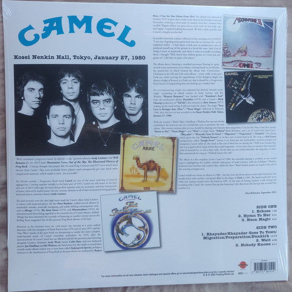 Camel : Kosei Nenkin Hall, Tokyo, January 27, 1980 (LP, Album, RE, Blu)