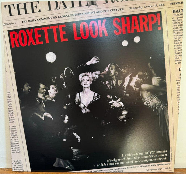 Roxette : Look Sharp! (LP, Album, RE, RM)