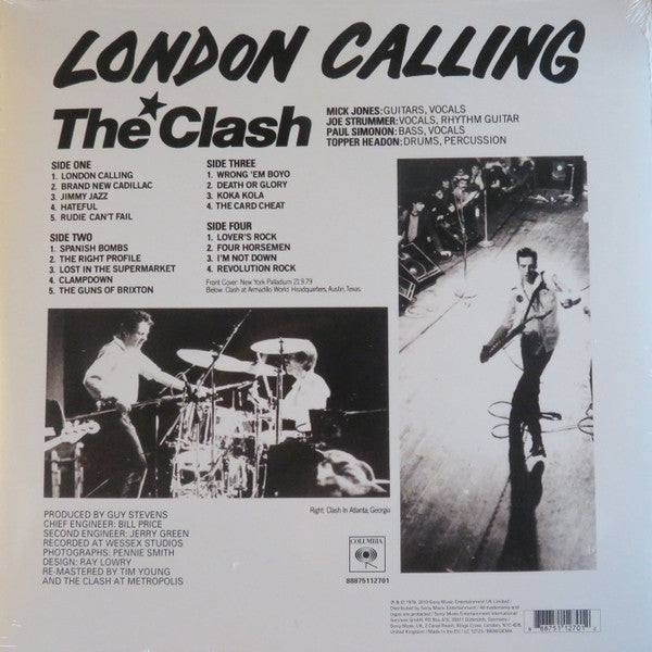 The Clash : London Calling (2xLP, Album, RE, RM, 180)