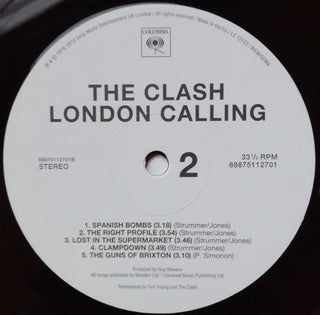 The Clash : London Calling (2xLP, Album, RE, RM, 180)