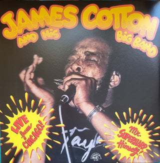 James Cotton And His Big Band : Live From Chicago! - Mr. Superharp Himself! (LP, Album, RE, 180)