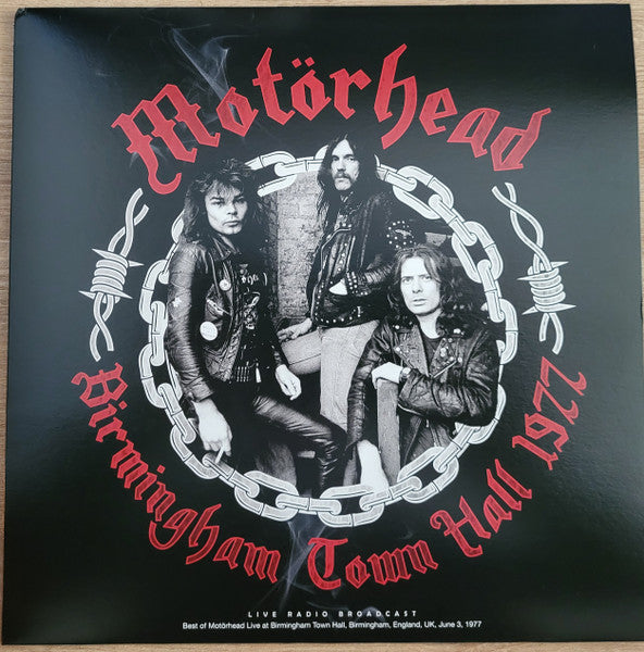 Motörhead : Birmingham Town Hall 1977 (LP, Album, Unofficial)