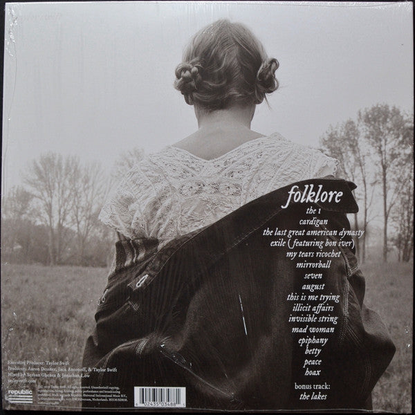 Taylor Swift : Folklore (2xLP, Album, Dlx, RP, Bei)