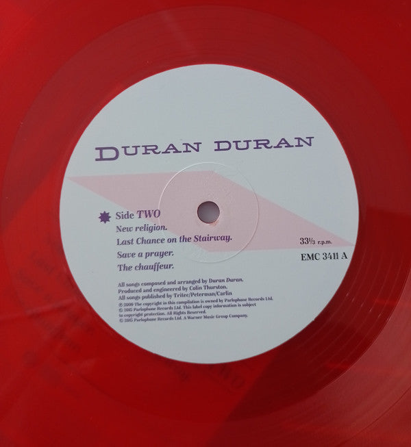 Duran Duran : Rio (LP, Album, Red)