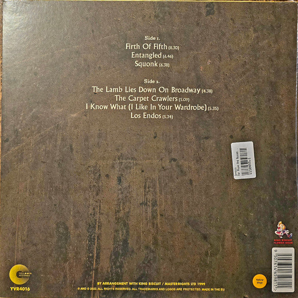 Genesis : For Rhyme And Reason (LP, S/Edition, Unofficial, Yel)