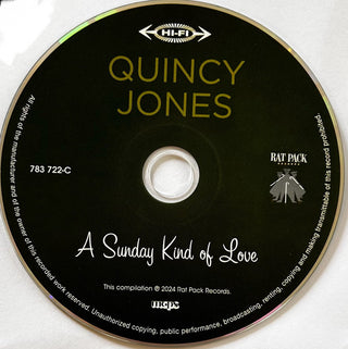 Quincy Jones : A Sunday Kind of Love (LP, RSD, Comp + CD, RSD, Comp)