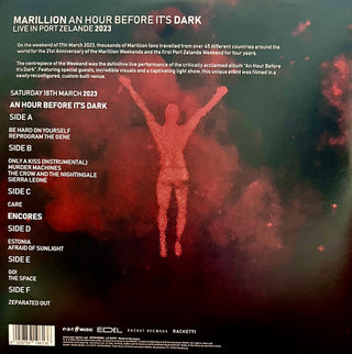 Marillion : An Hour Before It's Dark Live In Port Zelande 2023 (3xLP)