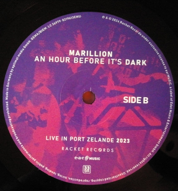 Marillion : An Hour Before It's Dark Live In Port Zelande 2023 (3xLP)