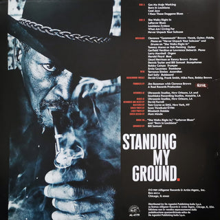 Clarence "Gatemouth" Brown : Standing My Ground (LP, Album, RE, 180)