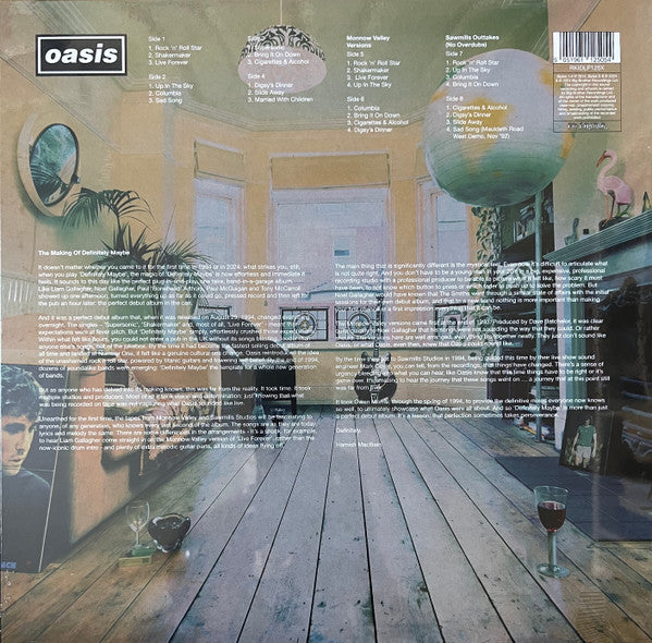 Oasis (2) : Definitely Maybe (2xLP, Album, RE, RM + 2xLP, Comp + Dlx, Ltd, 30t)