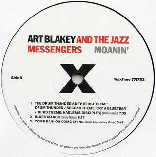 Art Blakey And The Jazz Messengers* : Moanin' (LP, Album, Ltd, RE, RM, 180)