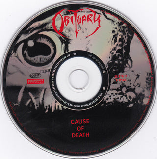 Obituary : Cause Of Death (CD, Album, RE, RM, RP)