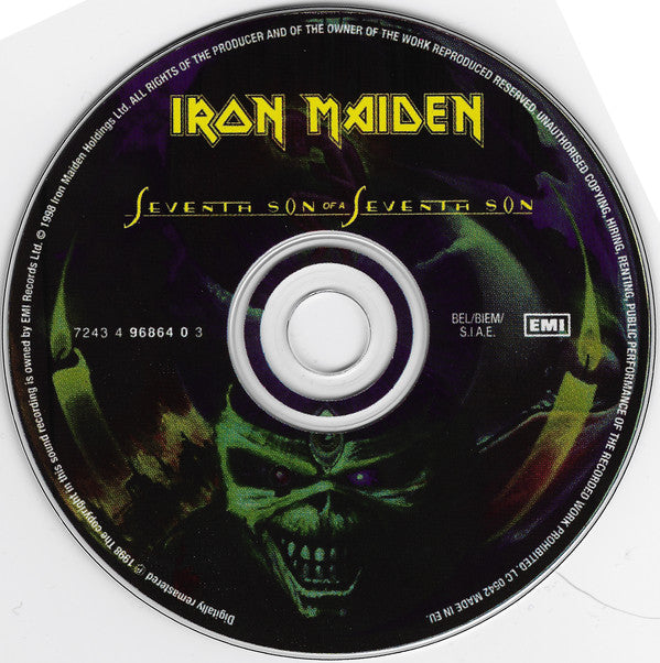 Iron Maiden : Seventh Son Of A Seventh Son (CD, Album, Enh, RE, RM, RP)