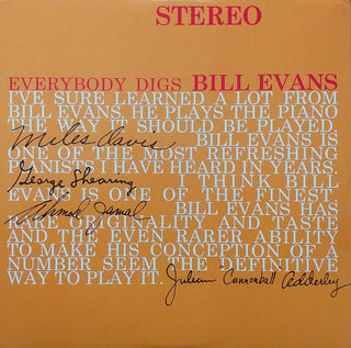 Bill Evans Trio* : Everybody Digs Bill Evans (LP, Album, RE, 180)