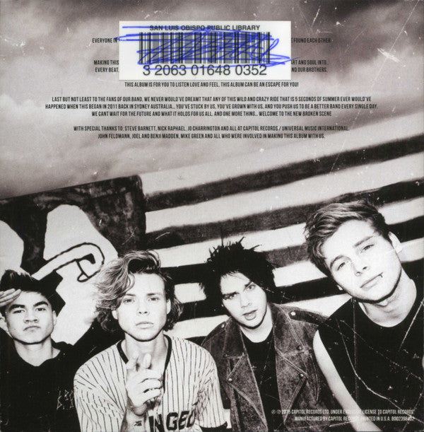 5 Seconds Of Summer : Sounds Good Feels Good (CD, Album)