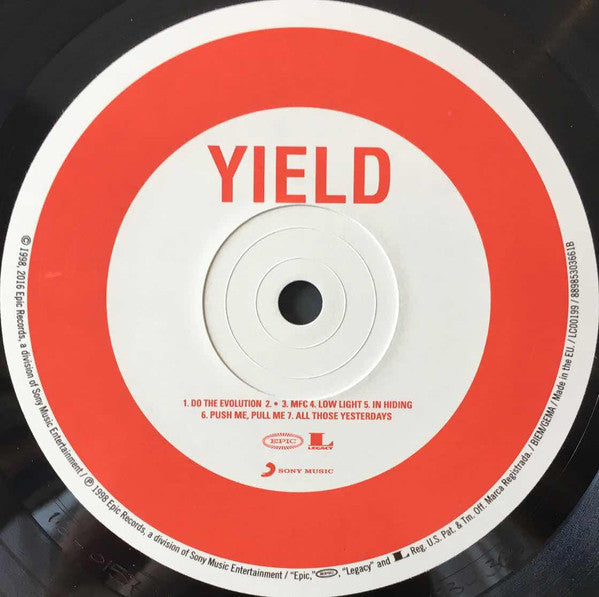 Pearl Jam : Yield (LP, Album, RE, RM)